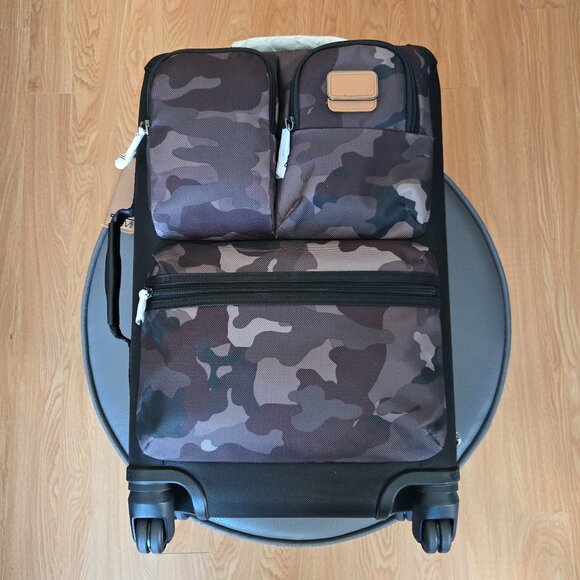 TUMI Fremont Camouflage Expandable Carry On Spinner Suitcase - Picture 2 of 13